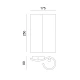 Απλίκα Γύψινη Σε Σχήμα Παπύρου 2x G9 max 40W BOEK Aca