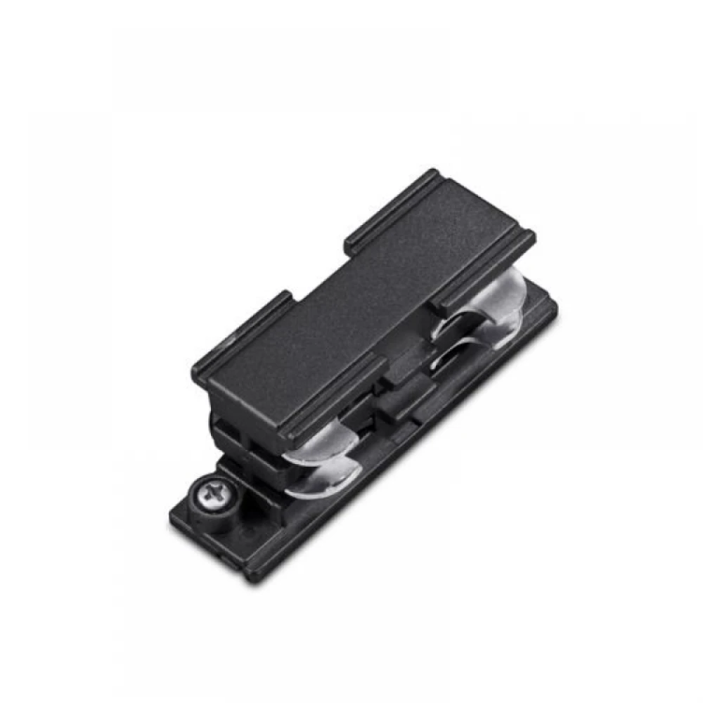 Σύνδεσμος Ένωση ευθείας Για Τριφασική Ράγα Οροφής 4 Καλωδίων Σε Μαύρο ACA