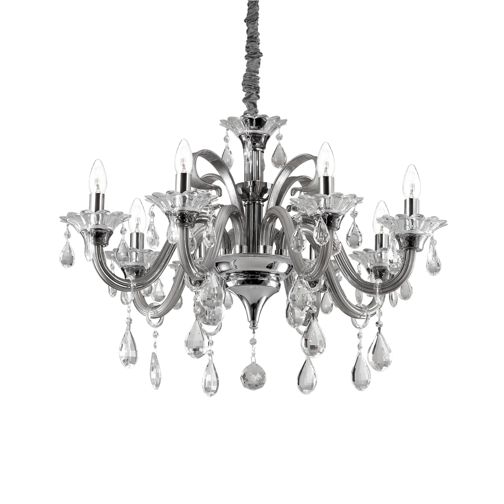 Κλασσικός Πολυέλαιος Σε Διάφορα Χρώματα Ø78cm 8 x 40W E14 COLOSSAL SP8 IDEAL LUX