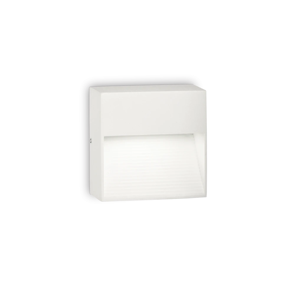 Απλίκα Αλουμινίου Εξωτερικού Χώρου 8,5 x 8,5cm LED 1x 28W G9 IP44 DOWN AP1 IDEAL LUX