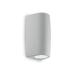 Απλίκα Εξωτερικού Χώρου Δίφωτο Σε Γκρι Χρώμα LED 2 x 4.5W GU10 IP55 KEOPE AP2 SMALL IDEAL LUX