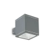 Απλίκα Εξωτερικού Χώρου Αλουμινίου Τετράγωνη Σε Ανθρακί Χρώμα 1 x G9 40W max IP40 SNIF SQUARE AP1 IDEAL LUX