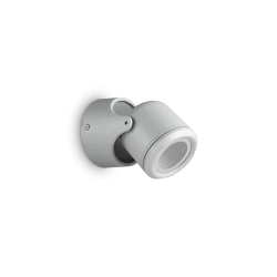 Φωτιστικό Τοίχου Αλουμινίου Εξωτερικού Χώρου Σε Γκρι Χρώμα 1x GU10 28W max IP44 XENO AP1 IDEAL LUX