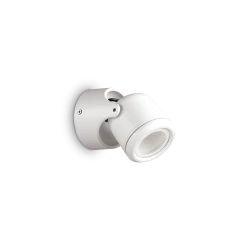 Φωτιστικό Τοίχου Αλουμινίου Εξωτερικού Χώρου Σε Λευκό Χρώμα 1x GU10 28W max IP44 XENO AP1 IDEAL LUX