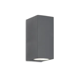 Απλίκα Αλουμινίου Εξωτερικού Χώρου Σε Ανθρακί Χρώμα 2 x 15W G9 UP AP2 IDEAL LUX