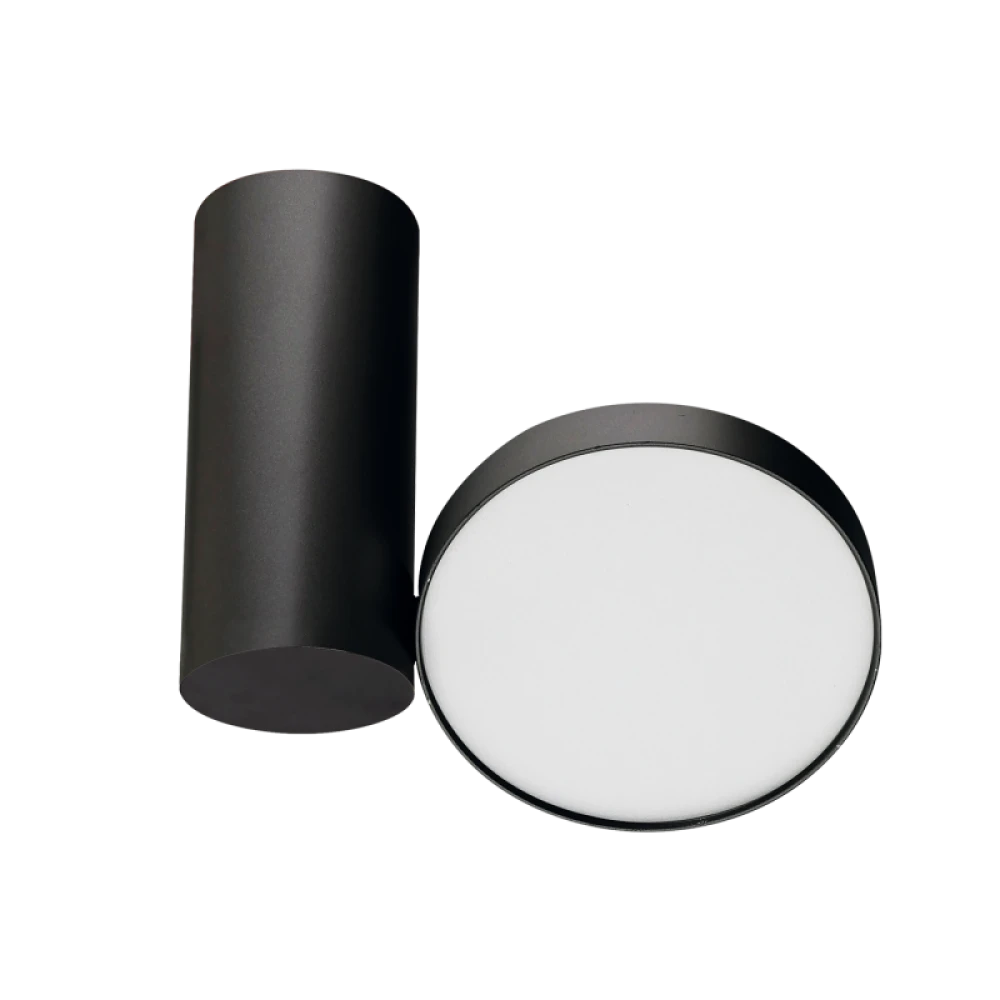 LED Μεταλλικό Downlight Οροφής Και Απλίκες Σε Μαύρο, 18W 1368Lm 3000K, Lotus VIOKEF