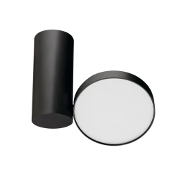 LED Μεταλλικό Downlight Οροφής Και Απλίκες Σε Μαύρο, 18W 1368Lm 3000K, Lotus VIOKEF