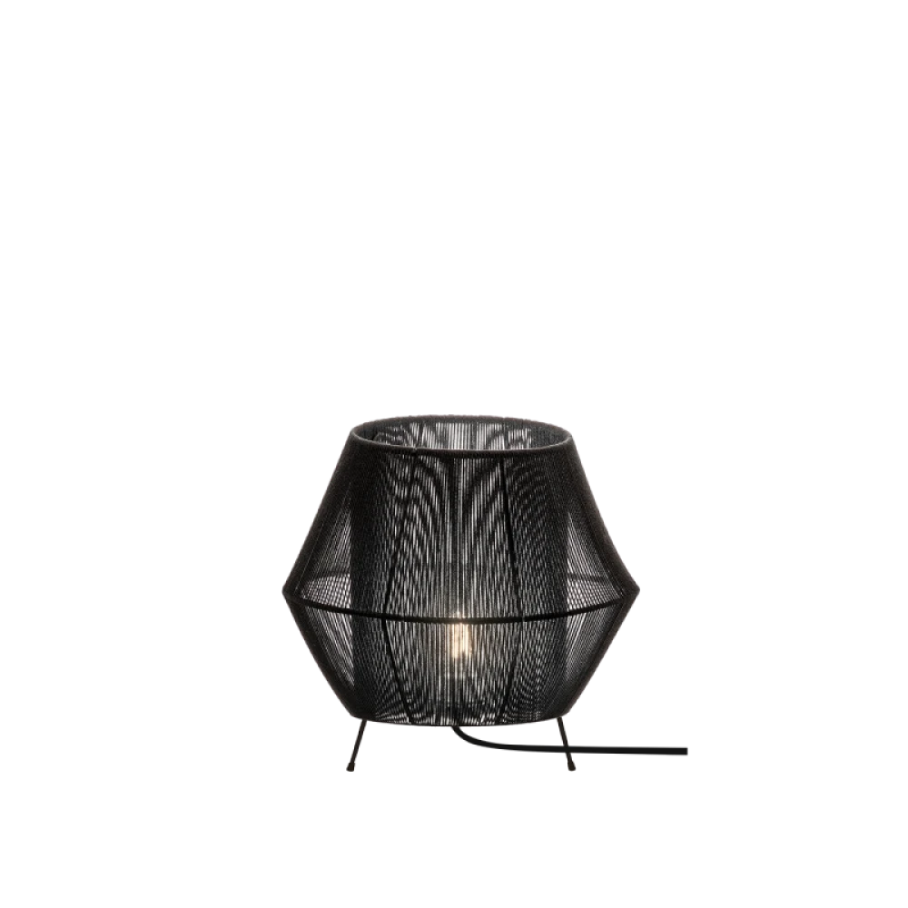 Πορτατίφ Με Κορδόνι Σε Μαύρο 1xE27 ZAIRA VIOKEF