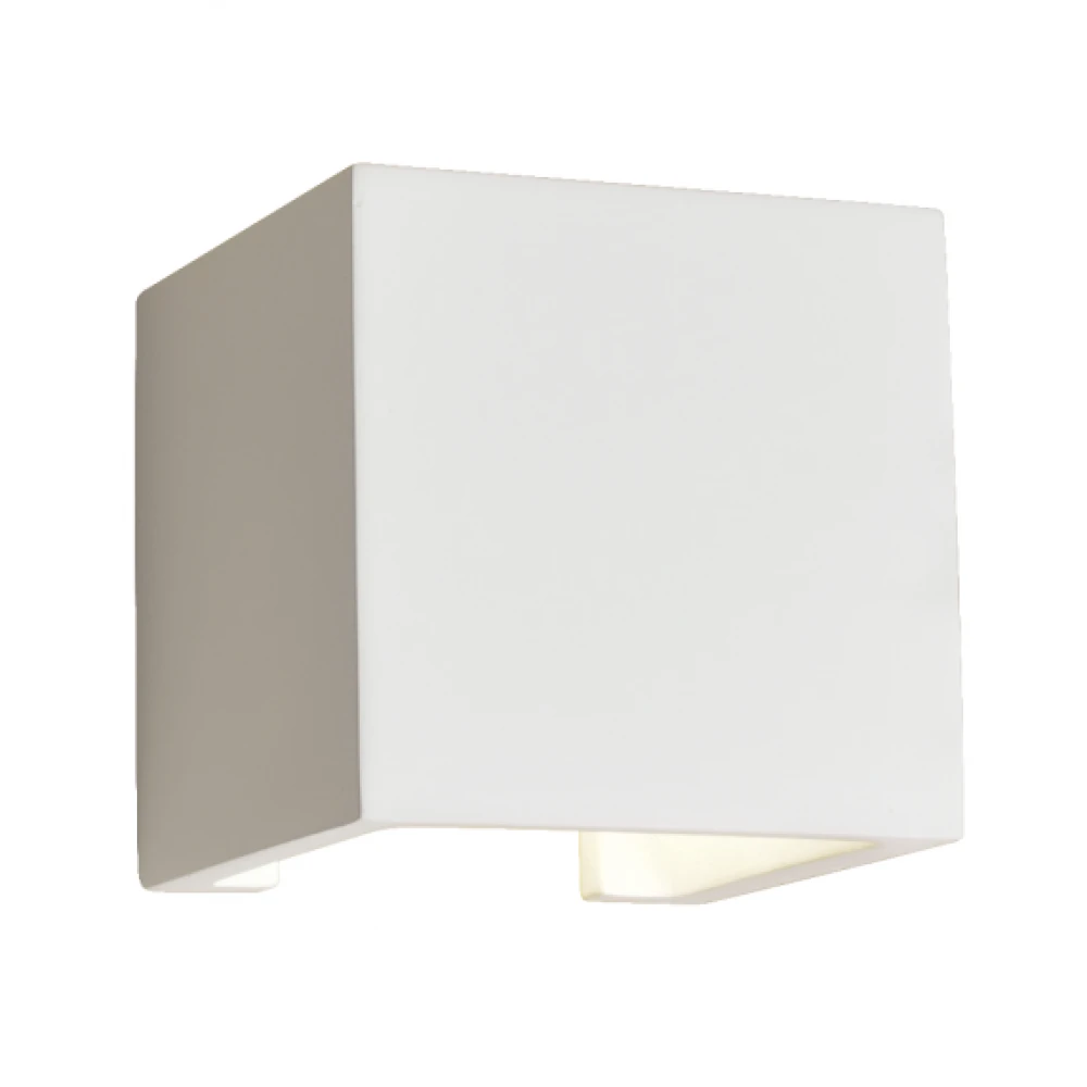 Φωτιστικό Γύψινη Απλίκα Κύβος W:115 Ceramic VIOKEF