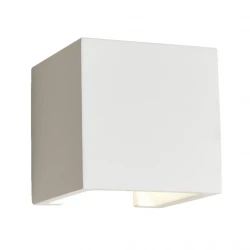 Φωτιστικό Γύψινη Απλίκα Κύβος W:115 Ceramic VIOKEF