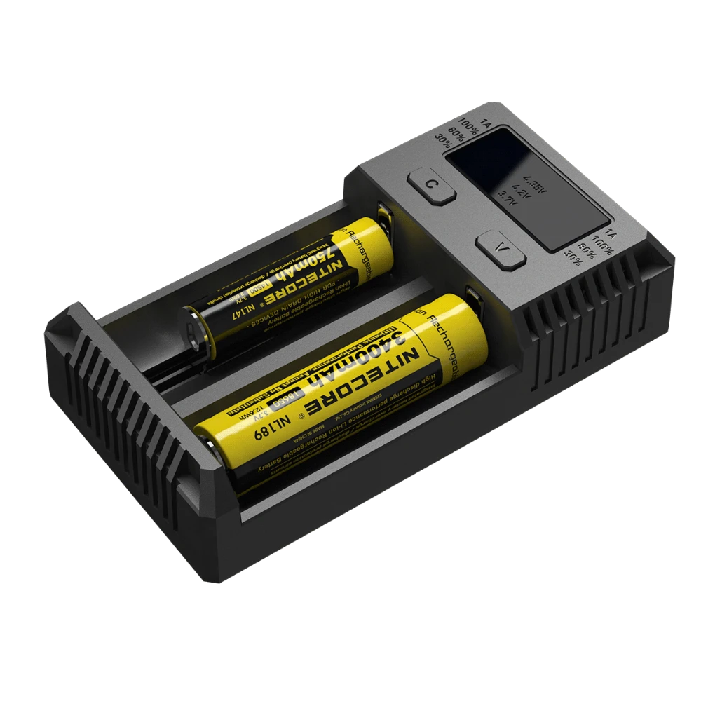 Φορτιστής NITECORE i2EU, Δύο Θέσεων New