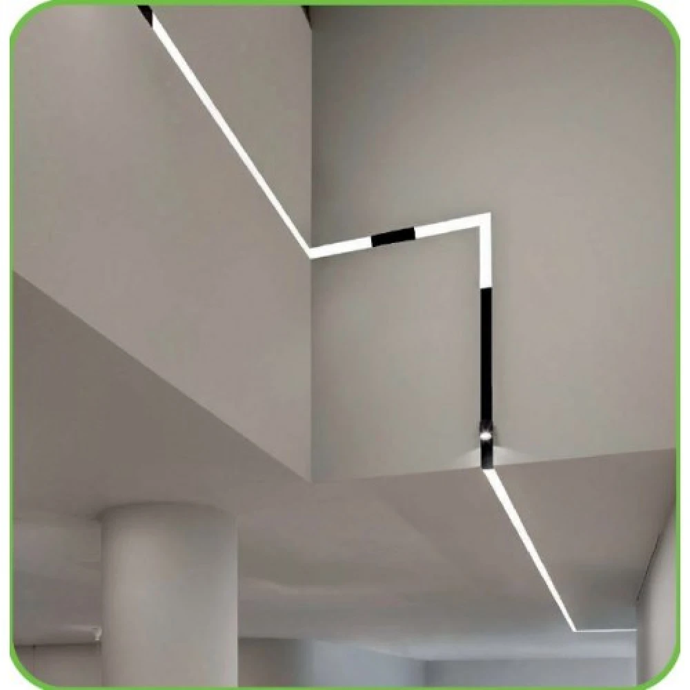 ΜΑΓΝΗΤΙΚΗ ΡΑΓΑ TRIMLESS 48V DC 3Μ ΜΑΥΡΗ ΜΑΤ