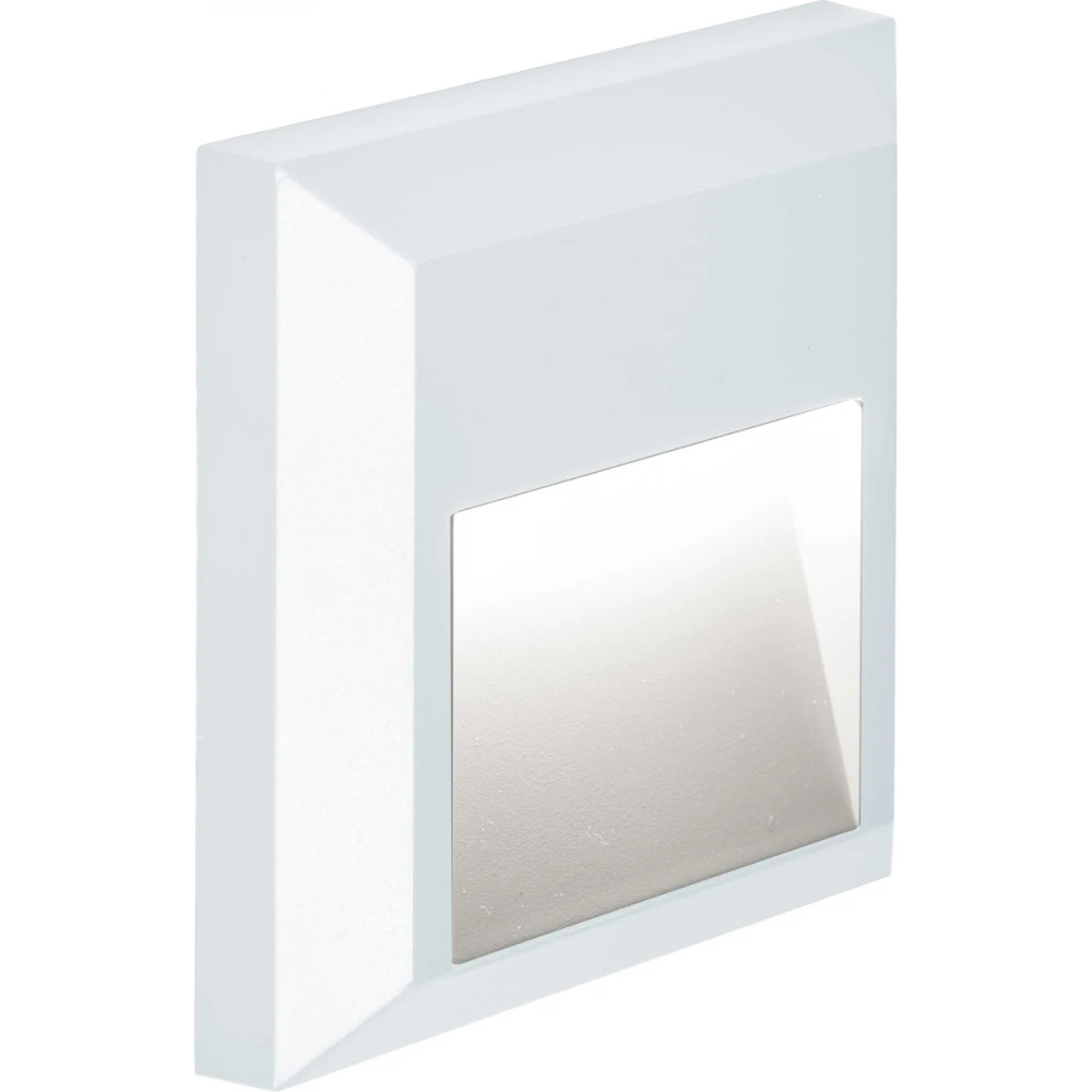 Φωτιστικό Απλίκα Πλαστική LED Τετράγωνη 3W cct Σε Λευκό Χρώμα Leros Plus VIOKEF