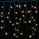Βροχή 144 LED 3m Επεκτεινόμενα Με Πράσινο Καλώδιο Αδιάβροχα IP44 Χάλκινο Θερμό 2200K Magic Christmas