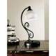 Επιτραπέζιο Φωτιστικό Μαύρο Με Γυαλί Alabaster 1 x E14 40W MURCIA Eglo