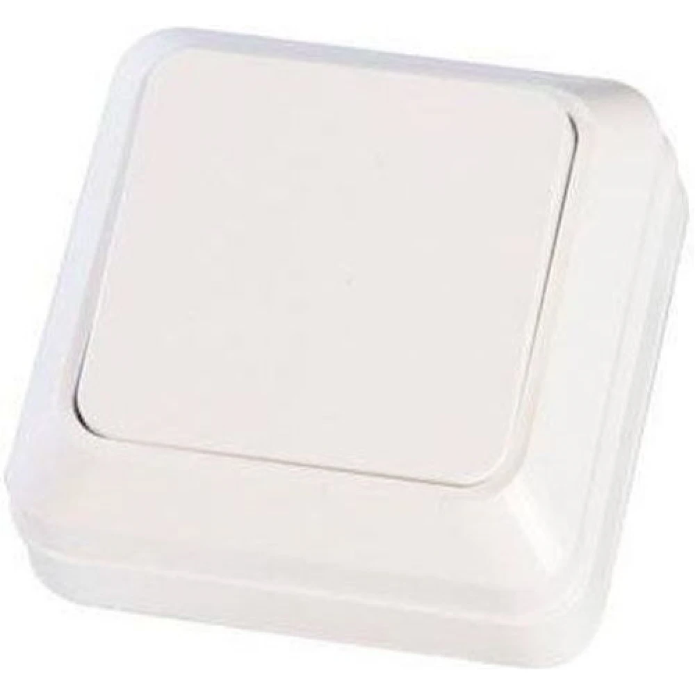 Διακόπτης Εξωτερικός A/R ΜΙΝΙ Λευκός ΙΡ20 - Eurolamp