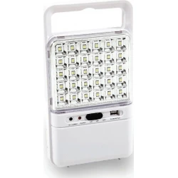 LED SMD Φωτιστικό Ασφαλείας Με Μπαταρία Μολύβδου 7,5W 230V IP20 Spotlight