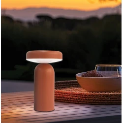 LED Φωτιστικό Επιτραπέζιο Dimmable 2W Terracotta Komo Viokef