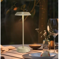 LED Φωτιστικό Επιτραπέζιο Dimmable 2W Μπεζ California Viokef