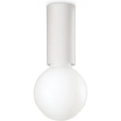 Petit pl1 Μονό Σποτ με Ντουί E27 σε Λευκό Χρώμα  Ideal Lux