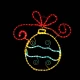 Χριστουγεννιάτικα Λαμπάκια Με Σχήμα Christmas Flower 180 Led X0818032115N 60x60cm 21,5W Aca