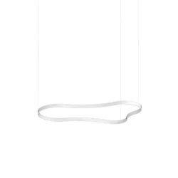 Κρεμαστό Φωτιστικό Λευκό LED Waves-3 sp L1556 x H2093 x P870 mm IDEAL LUX