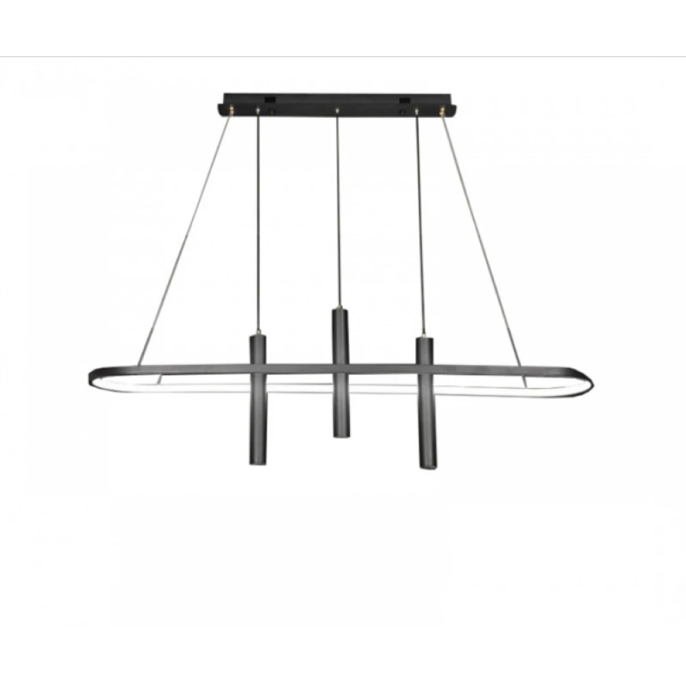 Κρεμαστό Φωτιστικό Μαύρο LED CADIZ ATMAN