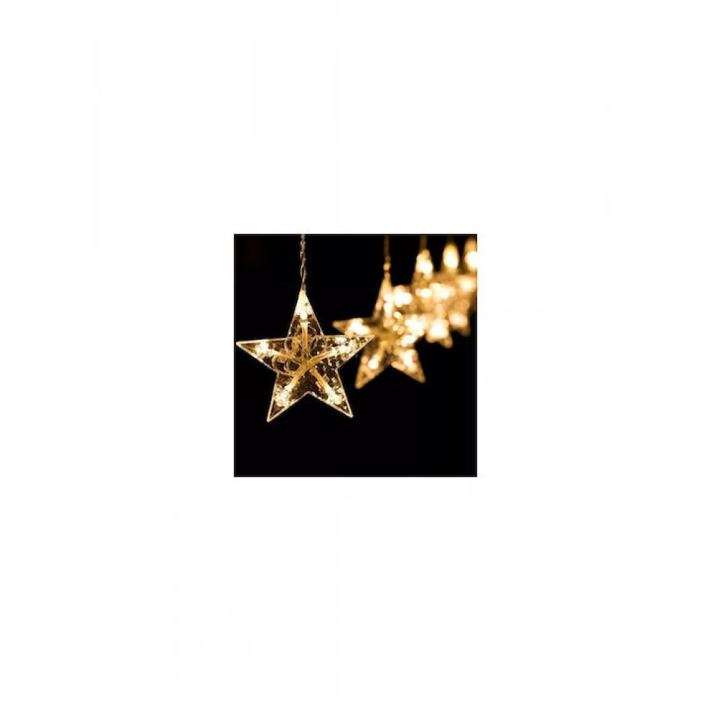 Χριστουγεννιάτικα 100 WW Led Λαμπάκια Βροχή Star Icicle 30/50+300cm IP44 - ACA