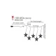 Χριστουγεννιάτικα 100 WW Led Λαμπάκια Βροχή Star Icicle 30/50+300cm IP44 - ACA