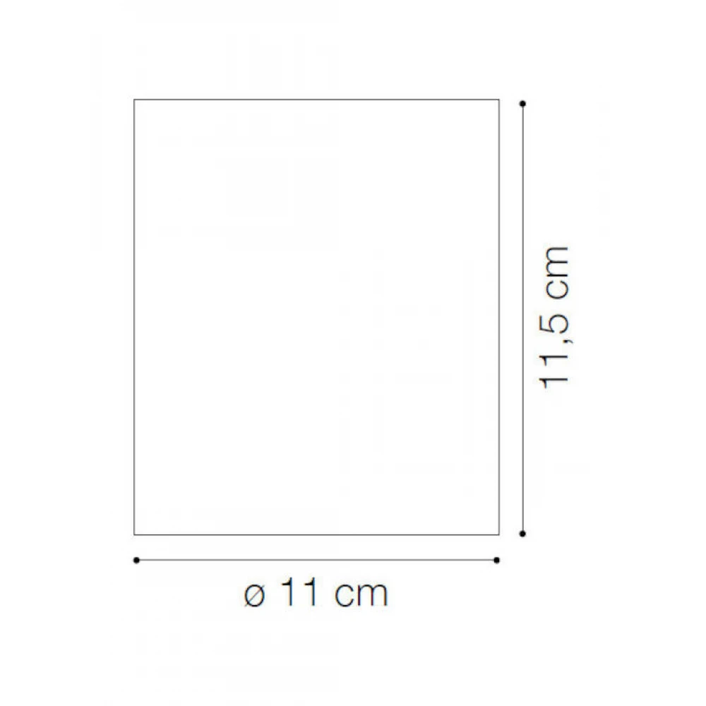 Σποτ Οροφής Εξωτερικού Χώρου GU10 σε Λευκό Χρώμα Gun pl1 - IDEAL LUX