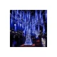180 Λαμπάκια LED "SNOWDROP"Λευκά τύπου Μετεωρίτης 4m+5m Διαφανές Καλώδιο Aca