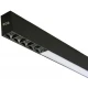 LED Γραμμικό Κρεμαστό Φωτιστικό 152 cm AISHAC Με Συνδυασμό Spot Φωτισμού Κλειστών Μοιρών και Γραμμικού Ενιαίου Φωτισμού