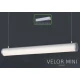 Επαγγελματικό LED Γραμμικό Κρεμαστό Φωτιστικό Σειρά VELOR MINI Σε Διάφορα Μήκη