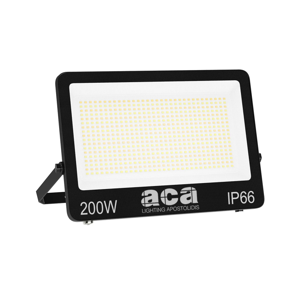 ΠΡΟΒΟΛΕΑΣ LED SMD ΜΑΥΡΟΣ 200W 3CCT 20000LM 185-265V IP66 ACA