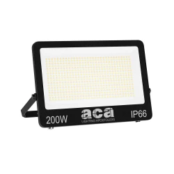 ΠΡΟΒΟΛΕΑΣ LED SMD ΜΑΥΡΟΣ 200W 3CCT 20000LM 185-265V IP66 ACA