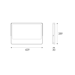 ΠΡΟΒΟΛΕΑΣ LED SMD IP66 ΜΑΥΡΟΣ 300W 3CCT 30000LM 185-265V IP66 ACA