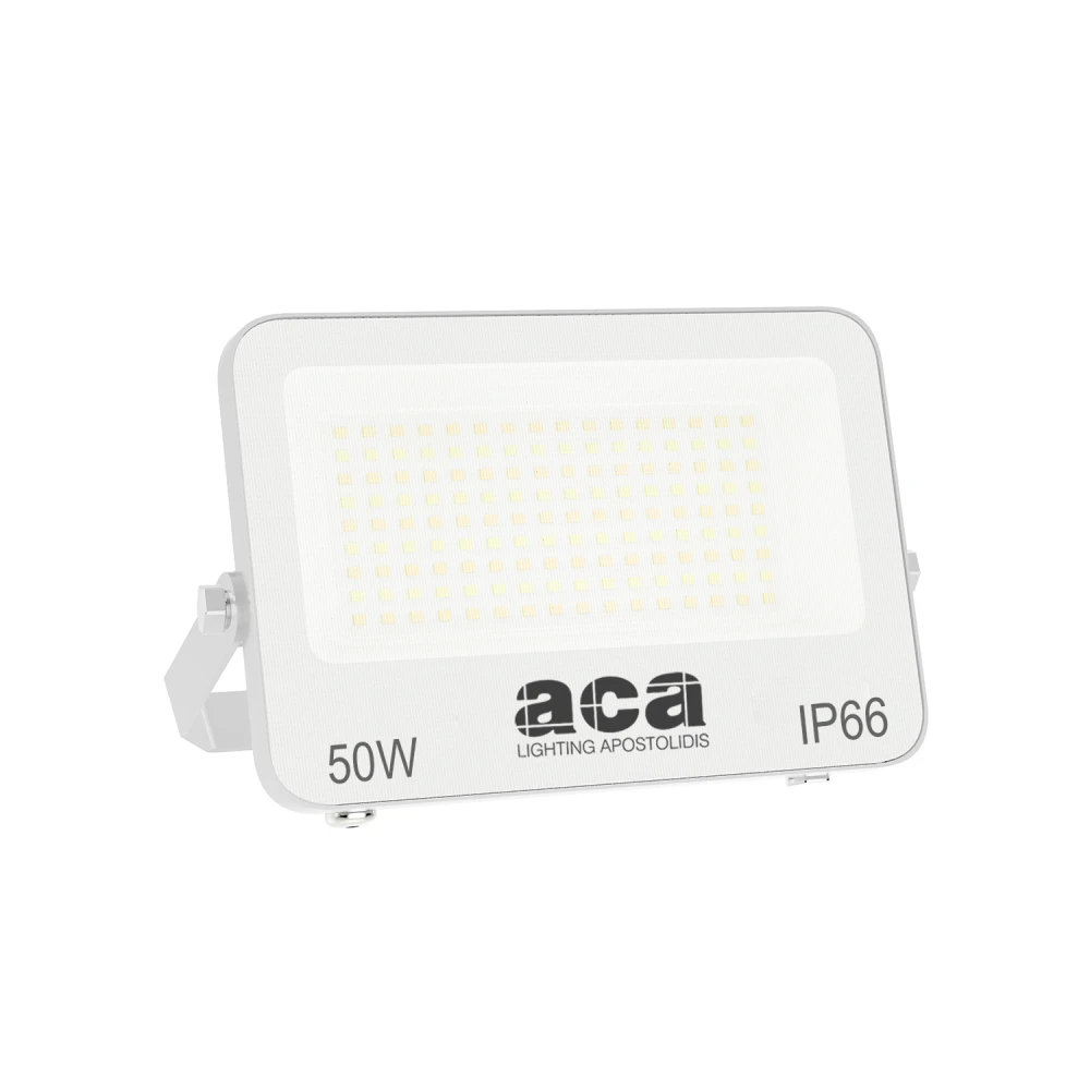 ΠΡΟΒΟΛΕΑΣ LED SMD ΛΕΥΚΟΣ 50W 3CCT 5000LM 185-265V IP66 ACA