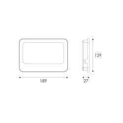 ΠΡΟΒΟΛΕΑΣ LED SMD ΛΕΥΚΟΣ 50W 3CCT 5000LM 185-265V IP66 ACA