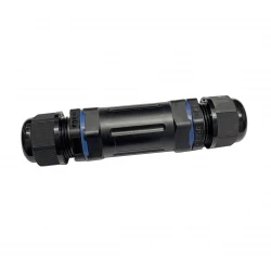 Στεγανός Σύνδεσμος RJ45 Μάυρος IP68 Bassiakos