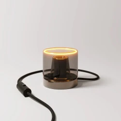 Επιτραπέζιο φωτιστικό Posaluce Ghost - Μαύρο πέρλα - Creative Cables