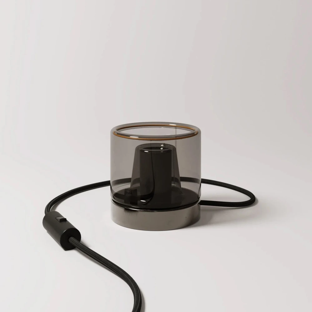 Επιτραπέζιο φωτιστικό Posaluce Ghost - Μαύρο πέρλα - Creative Cables