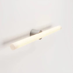 Φωτιστικό τοίχου ή οροφής σε μέταλλο με λαμπτήρα LED γραμμικό S14d 20W - Ματ Τιτάνιο - Creative Cables