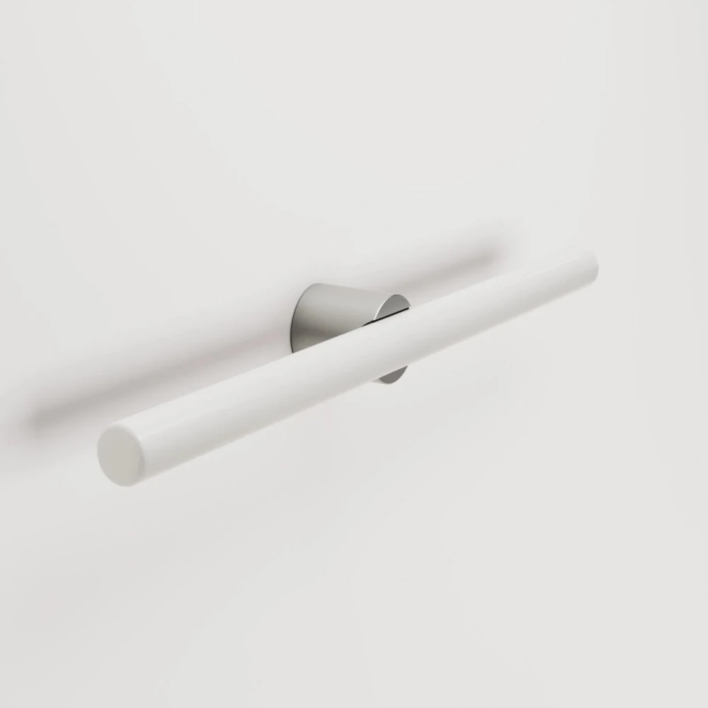 Φωτιστικό τοίχου ή οροφής σε μέταλλο με λαμπτήρα LED γραμμικό S14d 20W - Ματ Τιτάνιο - Creative Cables