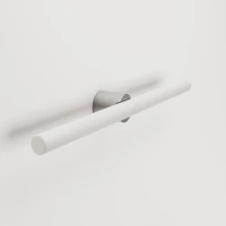 Φωτιστικό τοίχου ή οροφής σε μέταλλο με λαμπτήρα LED γραμμικό S14d 20W - Ματ Τιτάνιο - Creative Cables