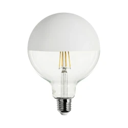 Λαμπτήρας LED Maria G125 4,8W 806Lm Filament E27 2700K Ρυθμιζόμενης έντασης - Λευκό - Creative Cables