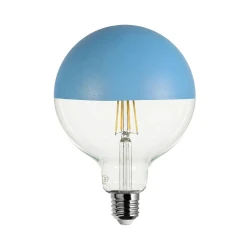 Λαμπτήρας LED Maria G125 4,8W 806Lm Filament E27 2700K Ρυθμιζόμενης έντασης - Μπλε- Creative Cables
