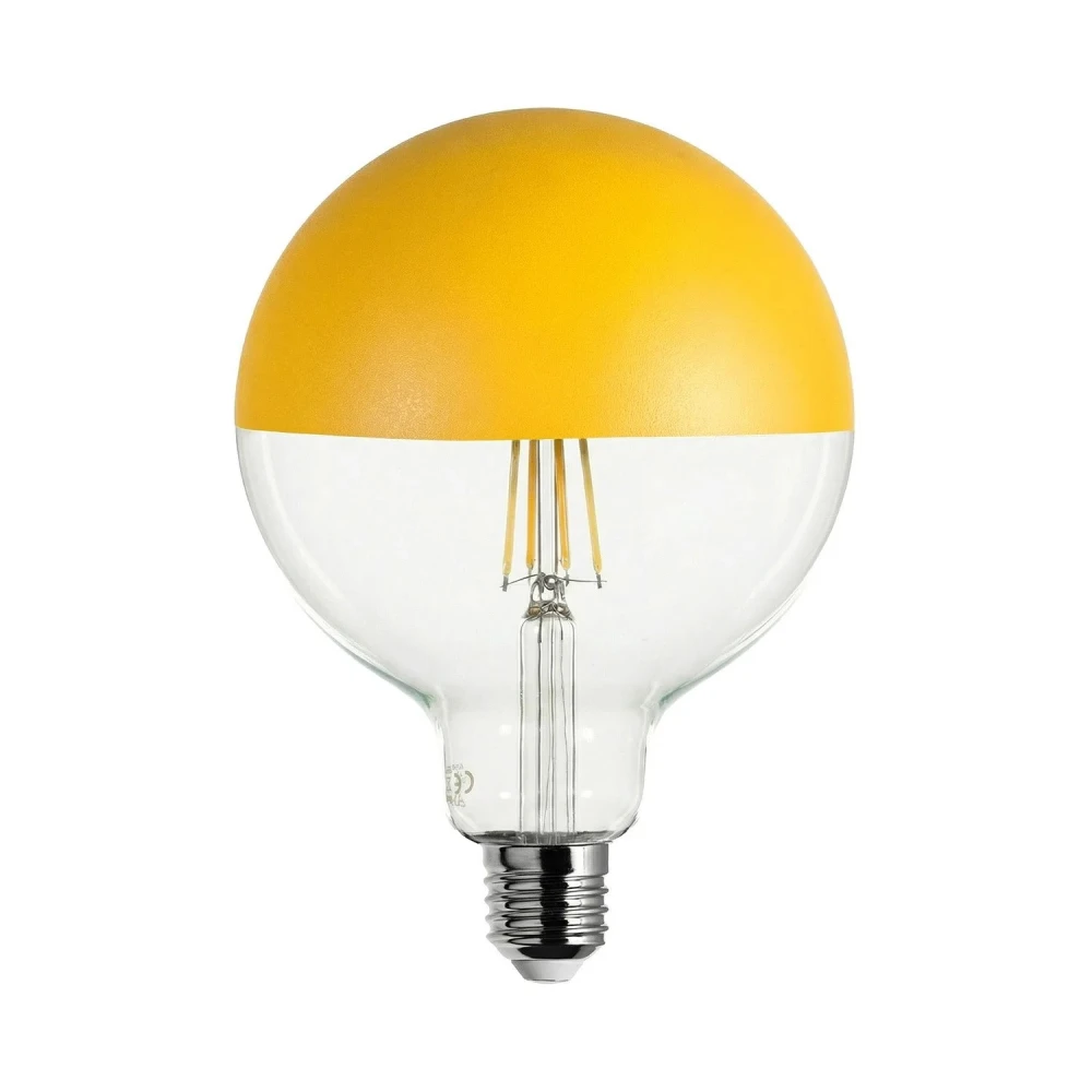 Λαμπτήρας LED Maria G125 4,8W 806Lm Filament E27 2700K Ρυθμιζόμενης έντασης - Κίτρινο - Creative Cables