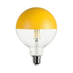 Λαμπτήρας LED Maria G125 4,8W 806Lm Filament E27 2700K Ρυθμιζόμενης έντασης - Κίτρινο - Creative Cables