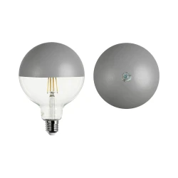 Λαμπτήρας LED Maria G125 4,8W 806Lm Filament E27 2700K Ρυθμιζόμενης έντασης - Γκρι - Creative Cables
