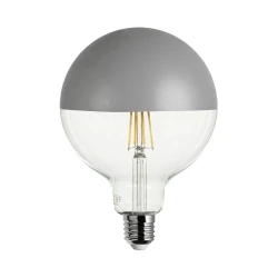 Λαμπτήρας LED Maria G125 4,8W 806Lm Filament E27 2700K Ρυθμιζόμενης έντασης - Γκρι - Creative Cables